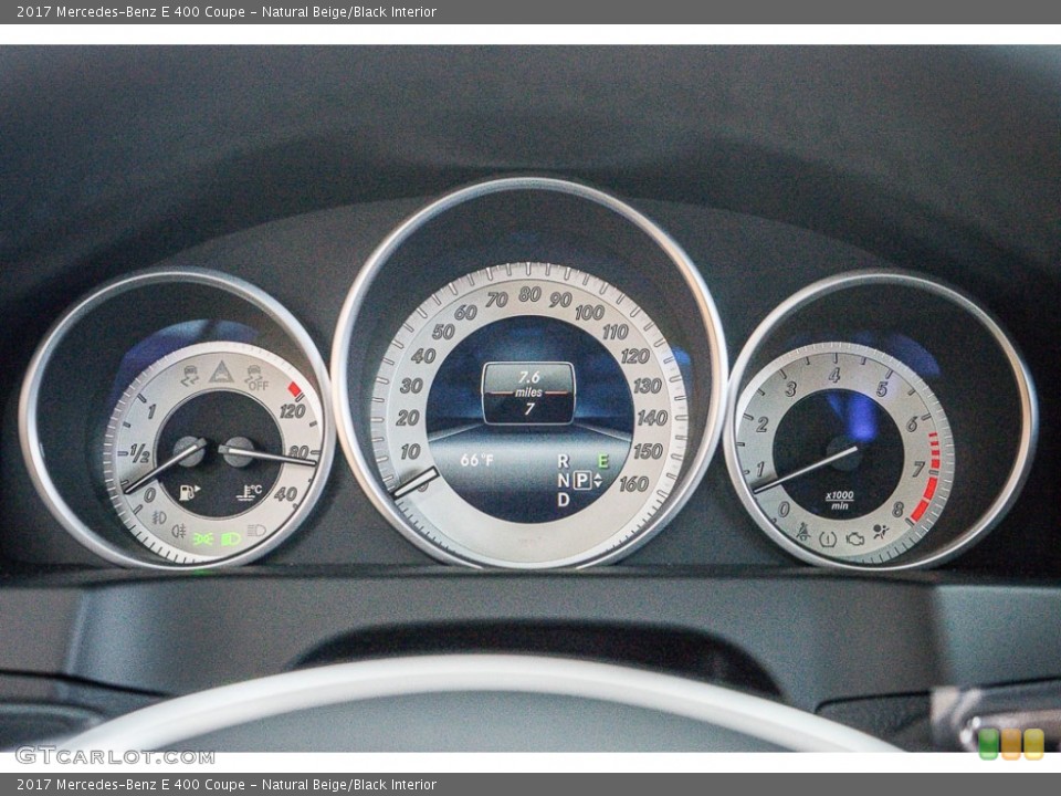 Natural Beige/Black Interior Gauges for the 2017 Mercedes-Benz E 400 Coupe #115493785