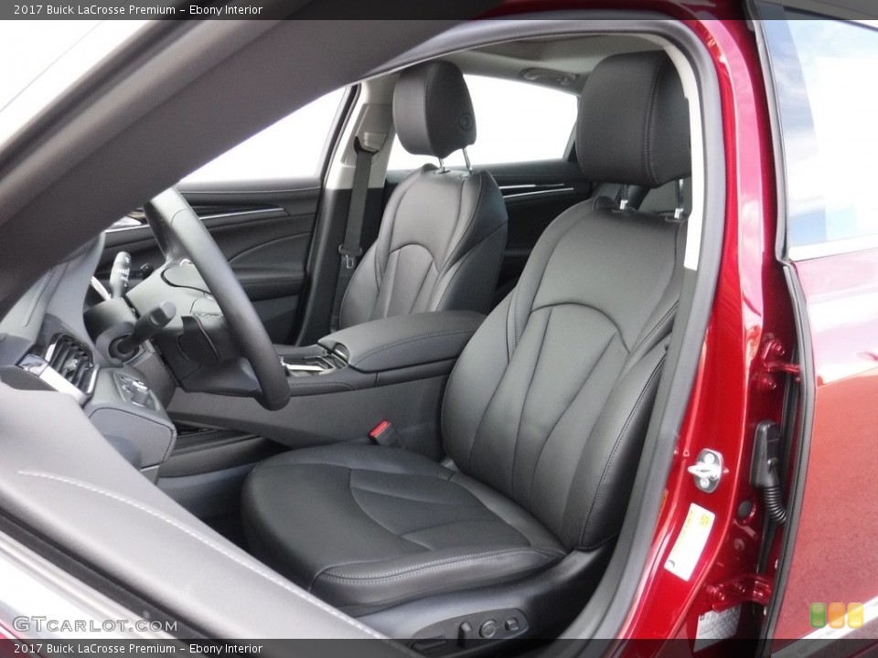 Ebony Interior Front Seat for the 2017 Buick LaCrosse Premium #115494226