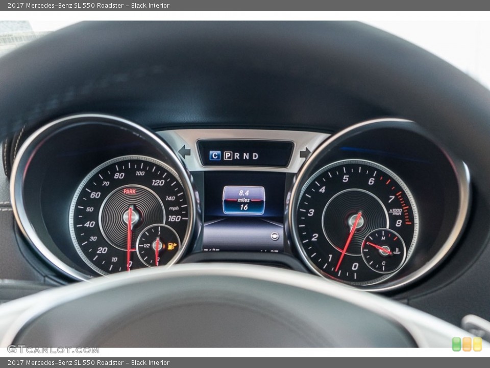 Black Interior Gauges for the 2017 Mercedes-Benz SL 550 Roadster #115494318