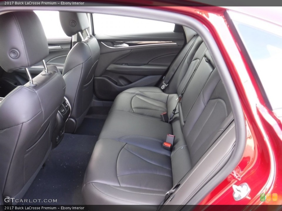 Ebony Interior Rear Seat for the 2017 Buick LaCrosse Premium #115494421