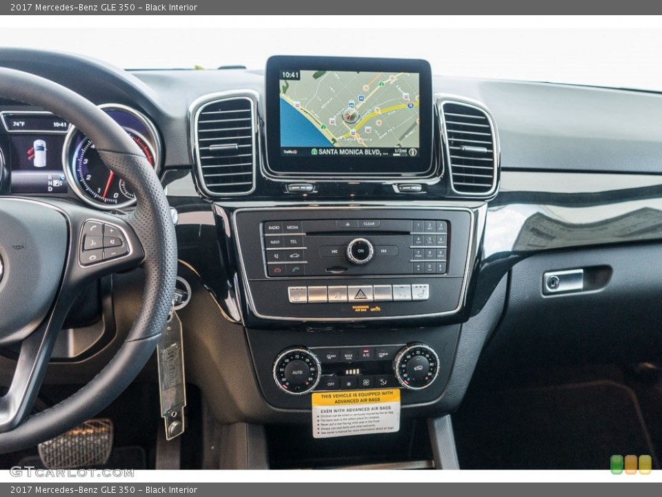 Black Interior Navigation for the 2017 Mercedes-Benz GLE 350 #115495021