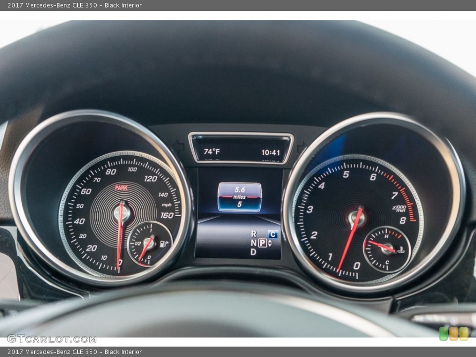 Black Interior Gauges for the 2017 Mercedes-Benz GLE 350 #115495498