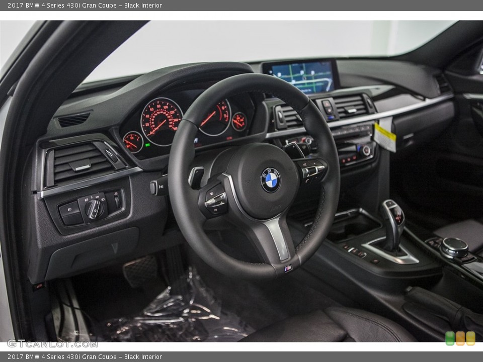 Black Interior Dashboard for the 2017 BMW 4 Series 430i Gran Coupe #115495531