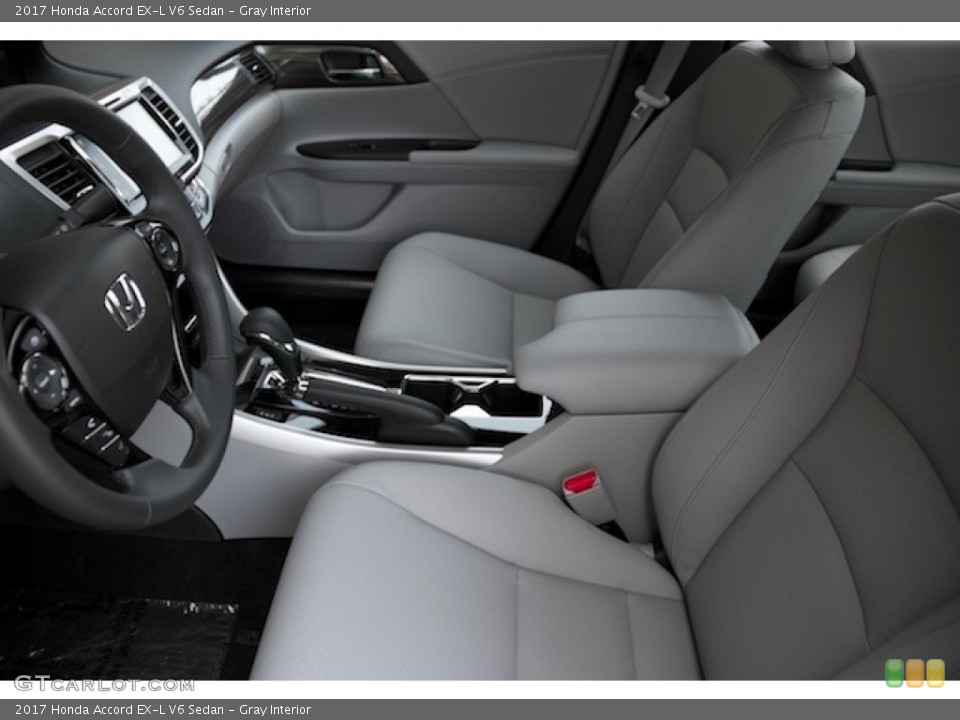 Gray Interior Photo for the 2017 Honda Accord EX-L V6 Sedan #115498720
