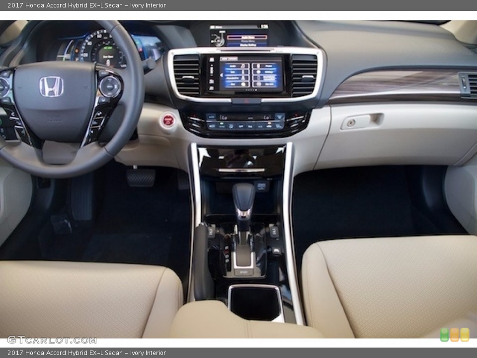 Ivory Interior Dashboard for the 2017 Honda Accord Hybrid EX-L Sedan #115500079
