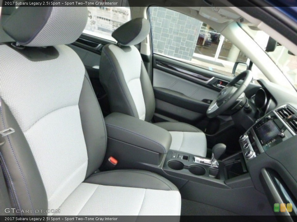Sport Two-Tone Gray Interior Photo for the 2017 Subaru Legacy 2.5i Sport #115506685