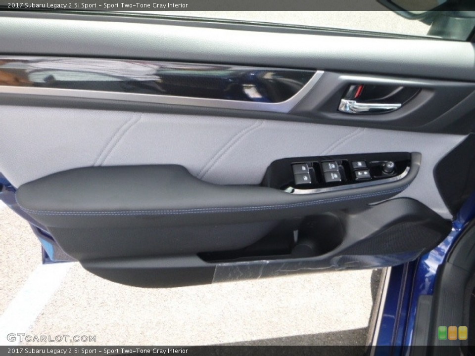 Sport Two-Tone Gray Interior Door Panel for the 2017 Subaru Legacy 2.5i Sport #115506944