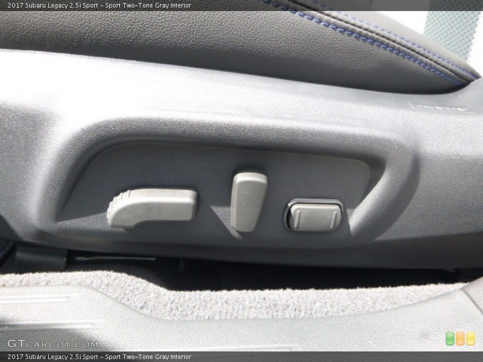 Sport Two-Tone Gray Interior Controls for the 2017 Subaru Legacy 2.5i Sport #115506988