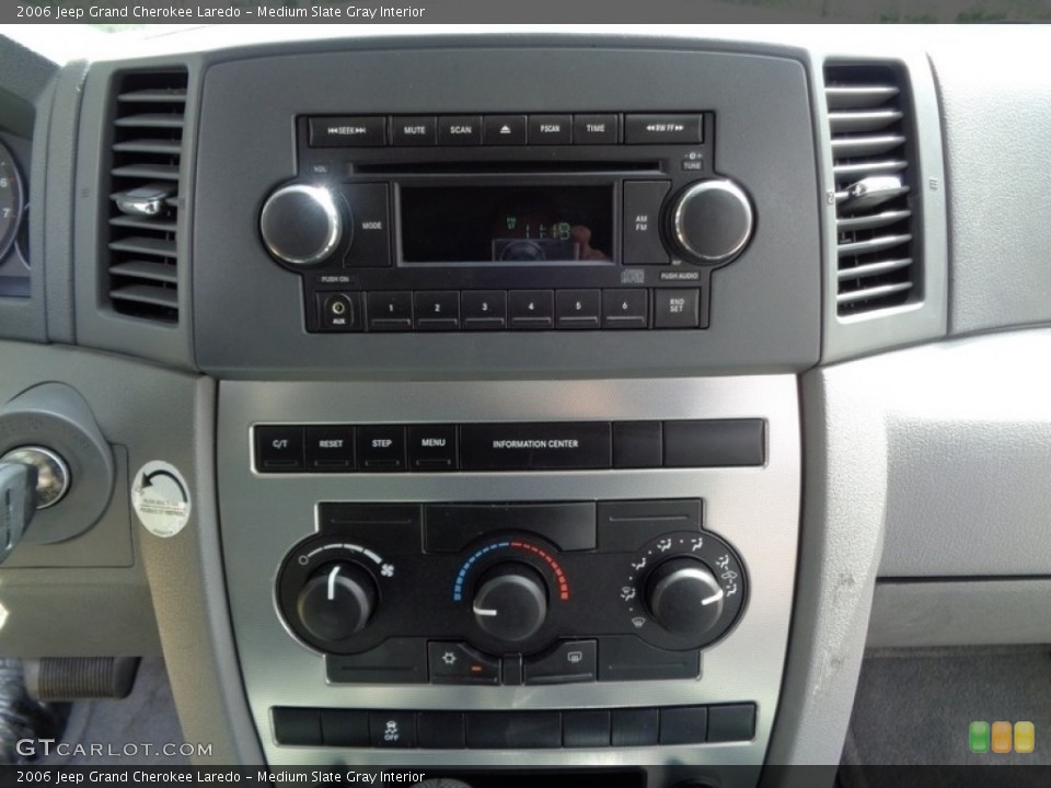 Medium Slate Gray Interior Audio System for the 2006 Jeep Grand Cherokee Laredo #115509634