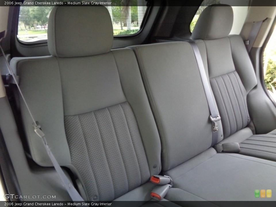 Medium Slate Gray Interior Rear Seat for the 2006 Jeep Grand Cherokee Laredo #115510191