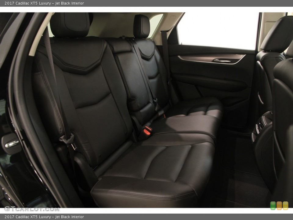Jet Black Interior Rear Seat for the 2017 Cadillac XT5 Luxury #115516751