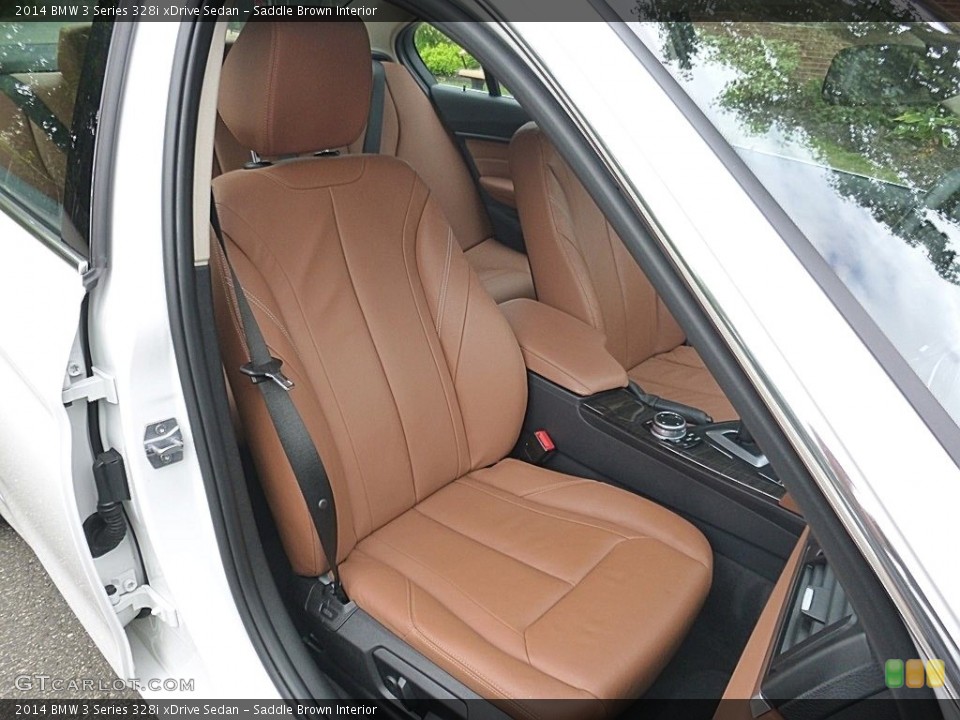 Saddle Brown Interior Front Seat for the 2014 BMW 3 Series 328i xDrive Sedan #115517567