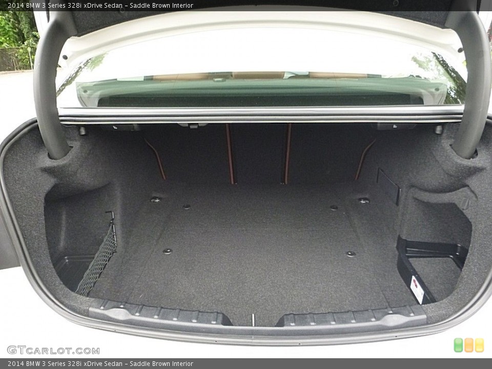 Saddle Brown Interior Trunk for the 2014 BMW 3 Series 328i xDrive Sedan #115517699