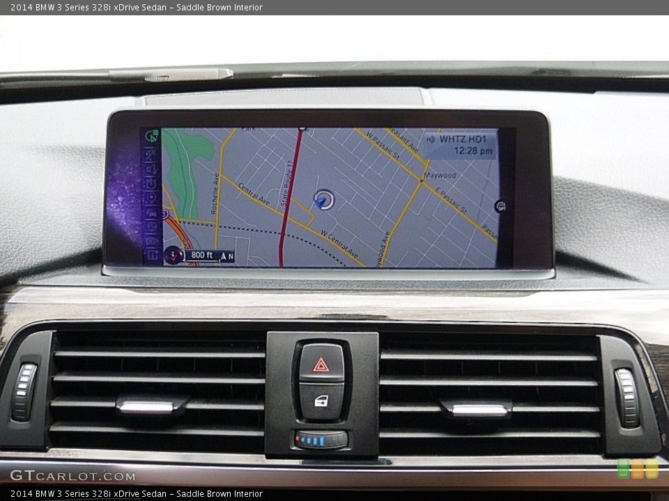 Saddle Brown Interior Navigation for the 2014 BMW 3 Series 328i xDrive Sedan #115517771