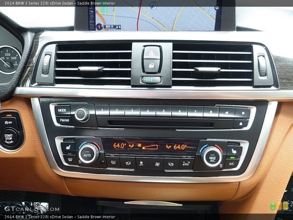 Saddle Brown Interior Controls for the 2014 BMW 3 Series 328i xDrive Sedan #115517807