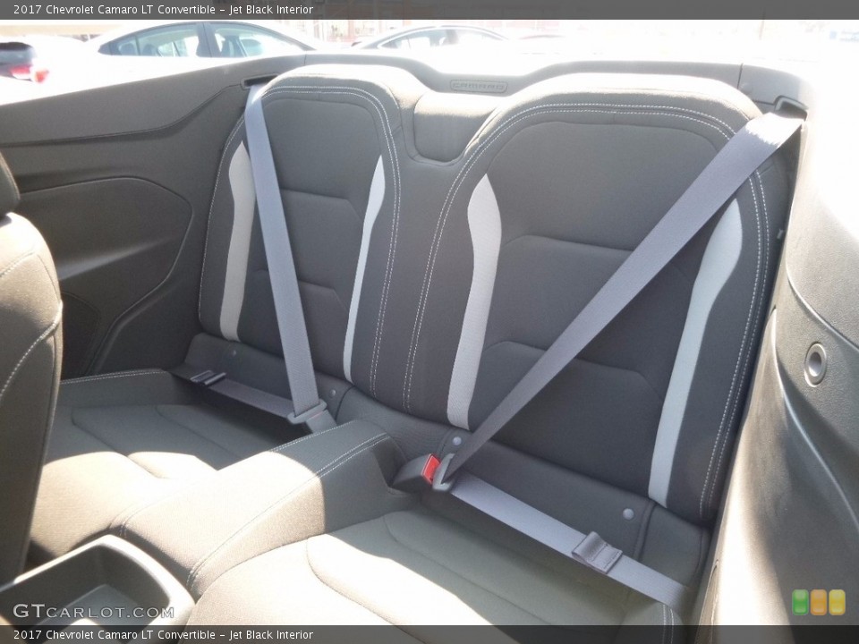 Jet Black Interior Rear Seat for the 2017 Chevrolet Camaro LT Convertible #115518482