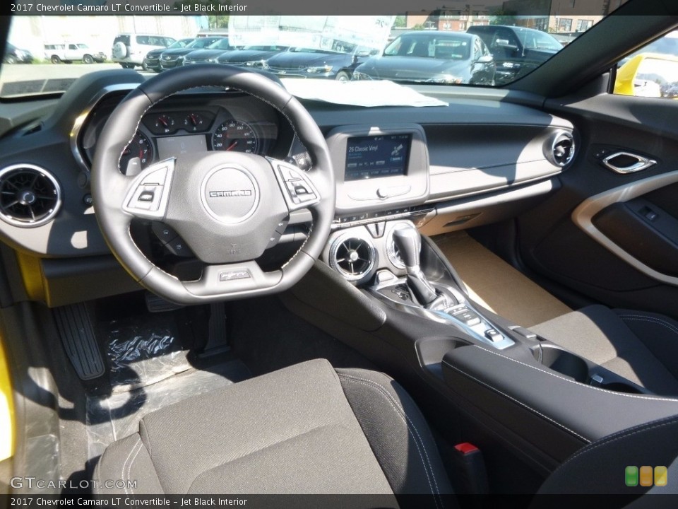 Jet Black Interior Prime Interior for the 2017 Chevrolet Camaro LT Convertible #115518515