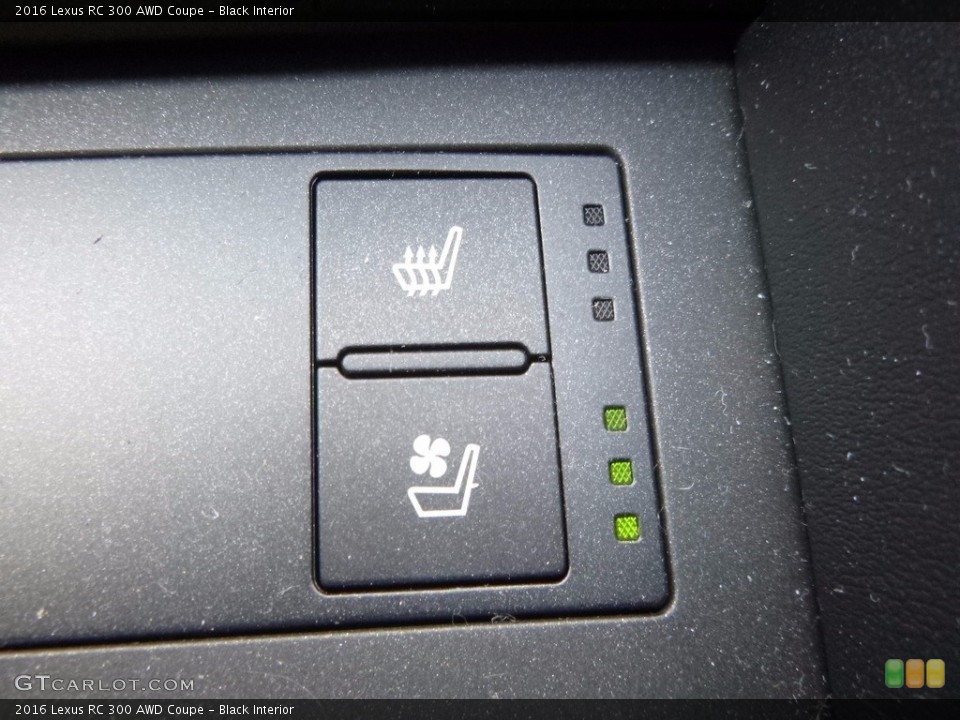Black Interior Controls for the 2016 Lexus RC 300 AWD Coupe #115523231