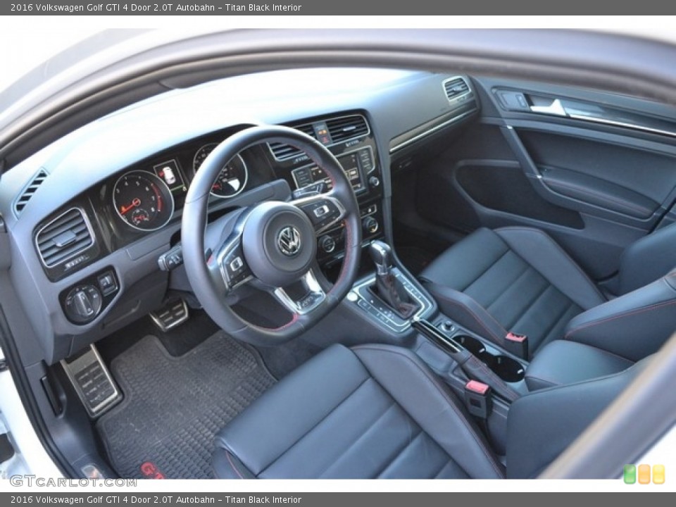 Titan Black Interior Photo for the 2016 Volkswagen Golf GTI 4 Door 2.0T Autobahn #115531126