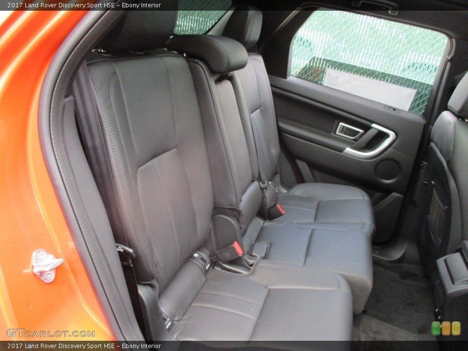 Ebony Interior Rear Seat for the 2017 Land Rover Discovery Sport HSE #115539377