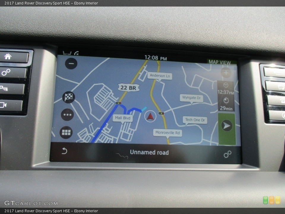Ebony Interior Navigation for the 2017 Land Rover Discovery Sport HSE #115539455