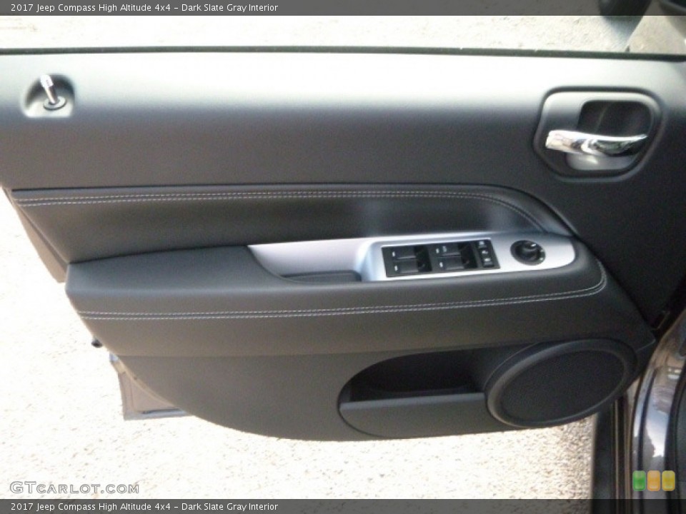 Dark Slate Gray Interior Door Panel for the 2017 Jeep Compass High Altitude 4x4 #115539584