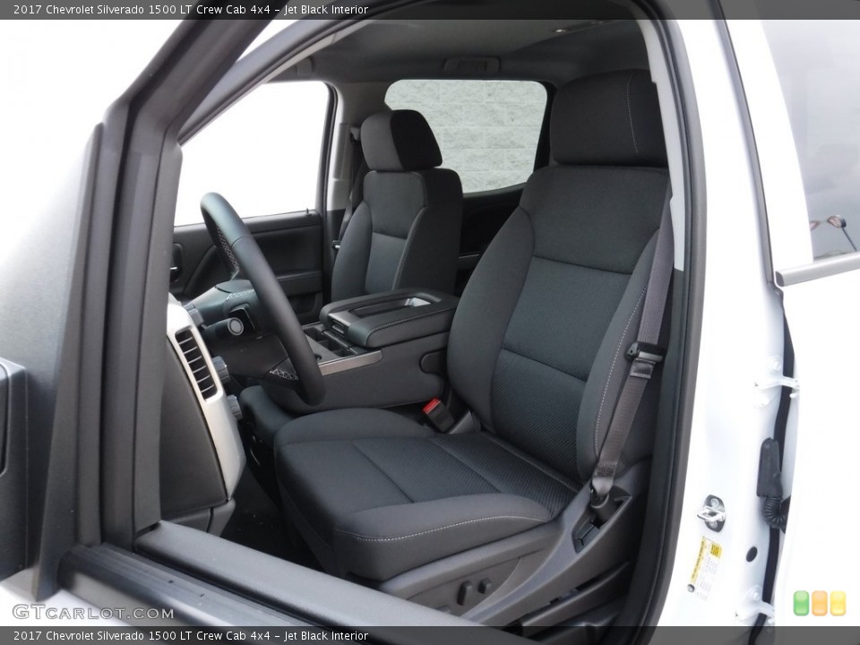 Jet Black Interior Front Seat for the 2017 Chevrolet Silverado 1500 LT Crew Cab 4x4 #115542935