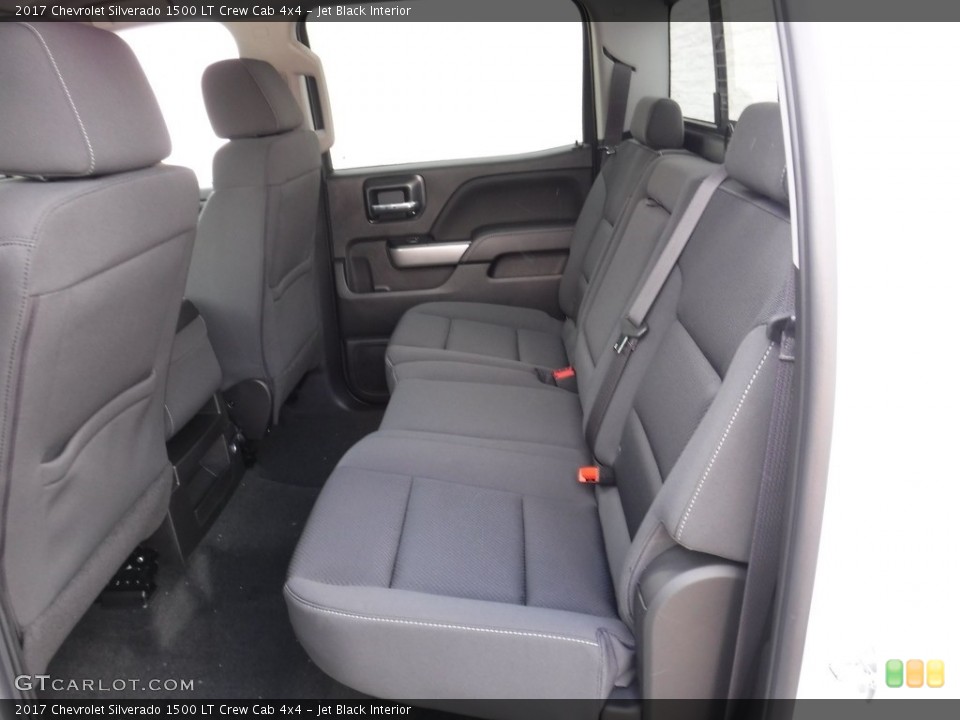 Jet Black Interior Rear Seat for the 2017 Chevrolet Silverado 1500 LT Crew Cab 4x4 #115543118