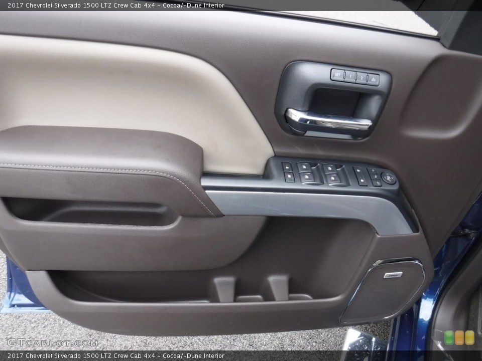 Cocoa/­Dune Interior Door Panel for the 2017 Chevrolet Silverado 1500 LTZ Crew Cab 4x4 #115543598