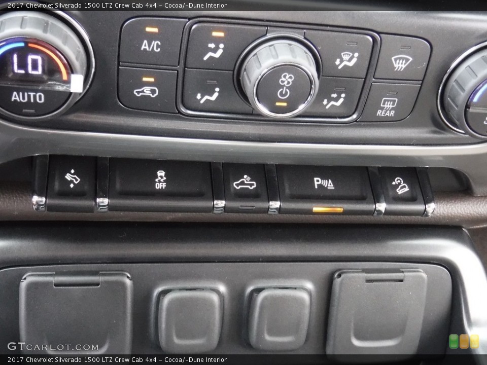 Cocoa/­Dune Interior Controls for the 2017 Chevrolet Silverado 1500 LTZ Crew Cab 4x4 #115543745