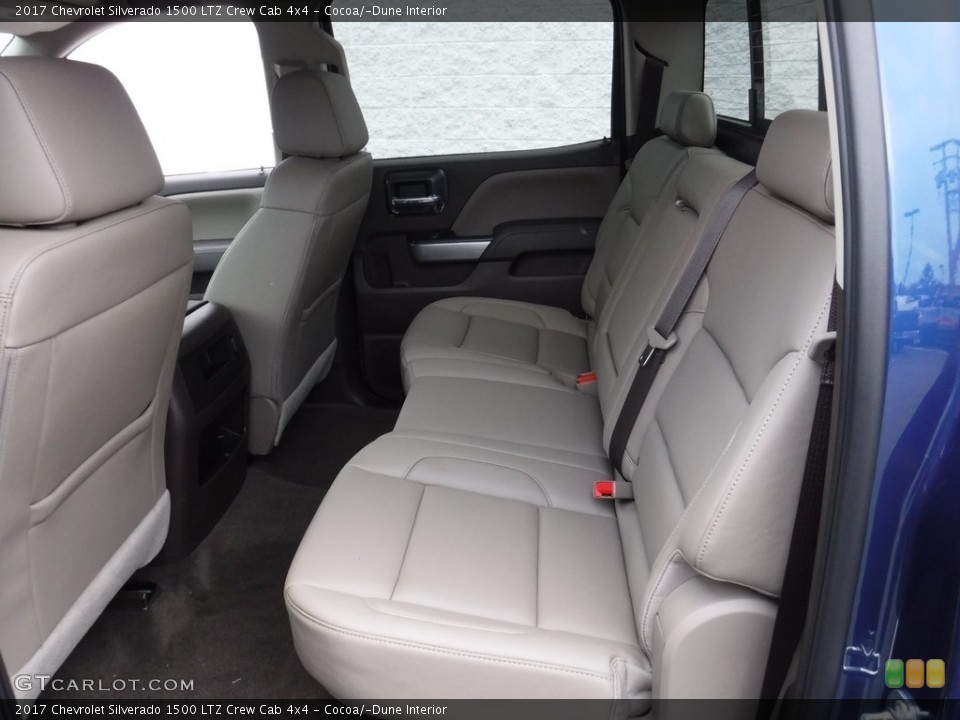 Cocoa/­Dune Interior Rear Seat for the 2017 Chevrolet Silverado 1500 LTZ Crew Cab 4x4 #115543852