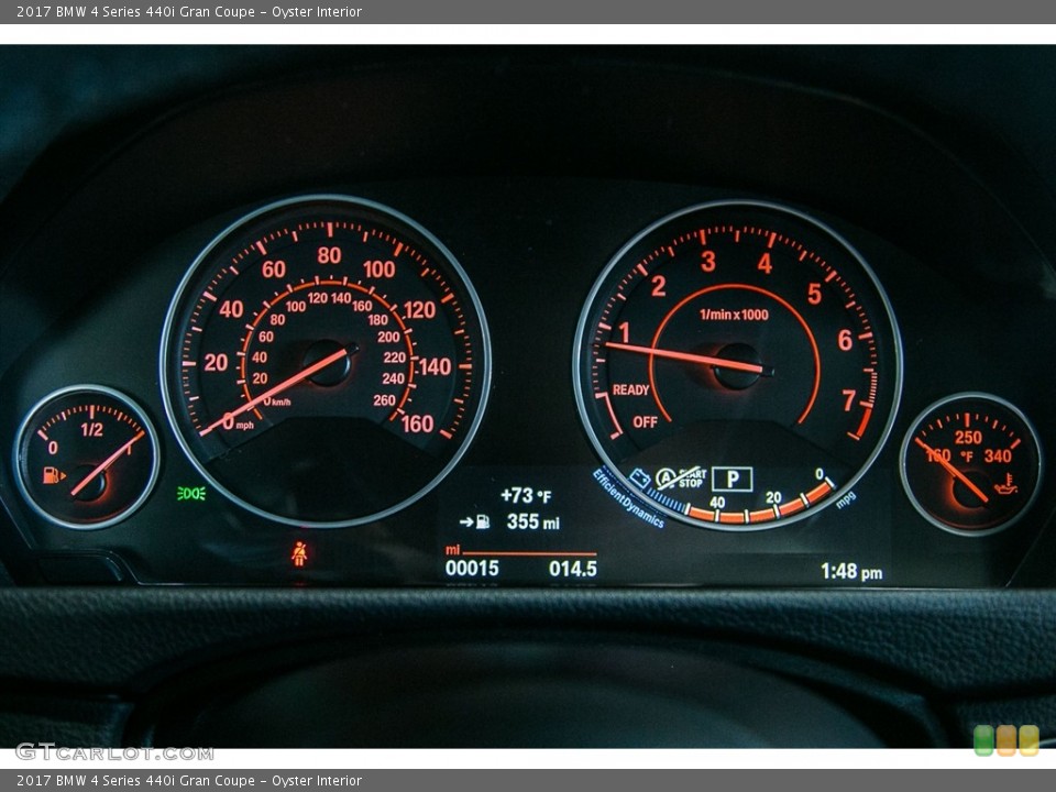 Oyster Interior Gauges for the 2017 BMW 4 Series 440i Gran Coupe #115545377