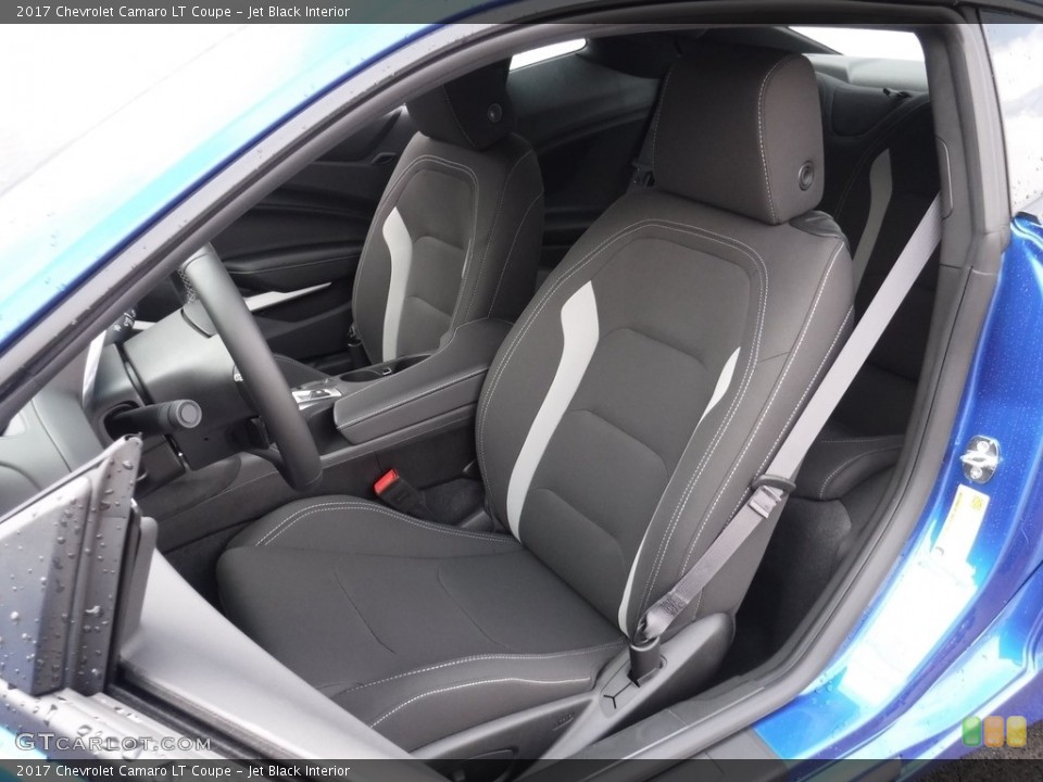 Jet Black Interior Front Seat for the 2017 Chevrolet Camaro LT Coupe #115546316