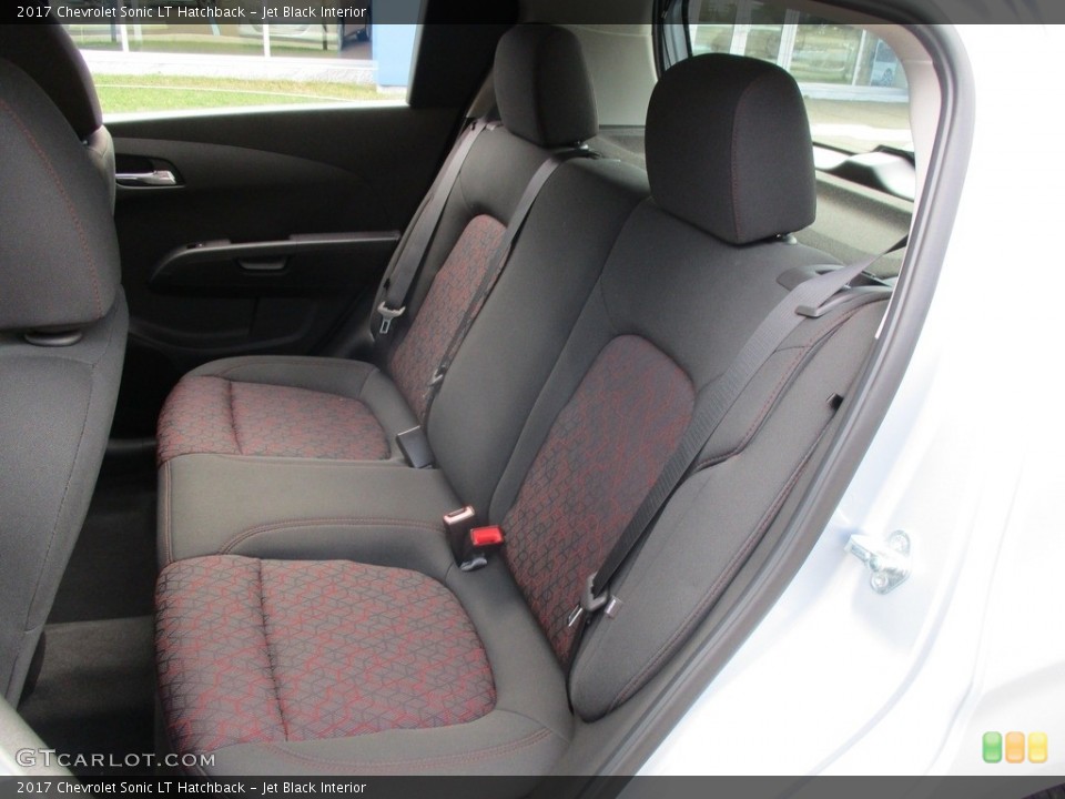 Jet Black Interior Rear Seat for the 2017 Chevrolet Sonic LT Hatchback #115548398