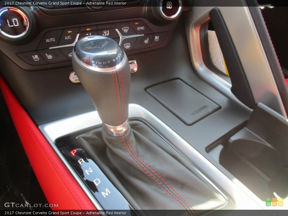 Adrenaline Red Interior Transmission for the 2017 Chevrolet Corvette Grand Sport Coupe #115549577