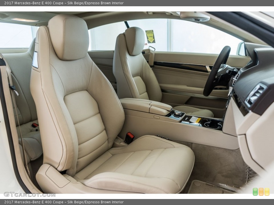 Silk Beige/Espresso Brown Interior Photo for the 2017 Mercedes-Benz E 400 Coupe #115550897