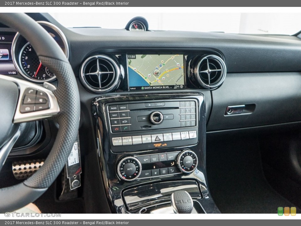 Bengal Red/Black Interior Controls for the 2017 Mercedes-Benz SLC 300 Roadster #115551374