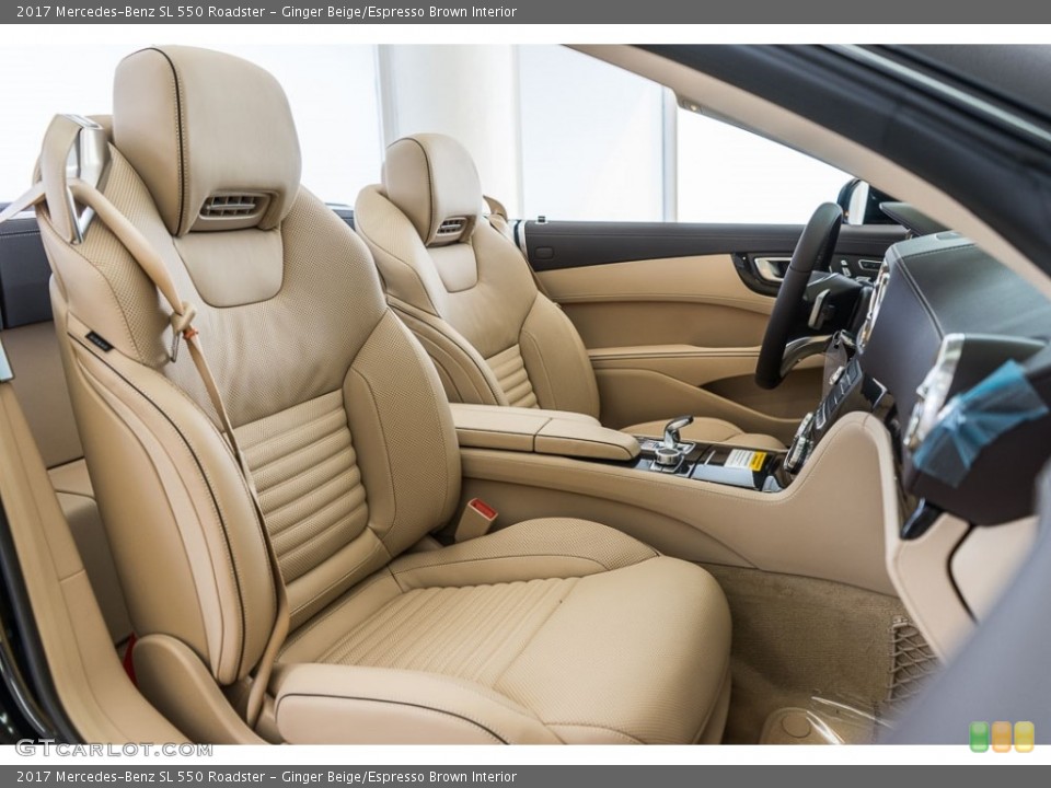 Ginger Beige/Espresso Brown Interior Photo for the 2017 Mercedes-Benz SL 550 Roadster #115551803