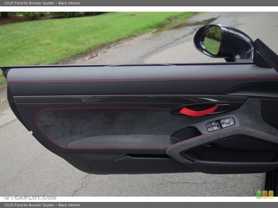 Black Interior Door Panel for the 2016 Porsche Boxster Spyder #115555745