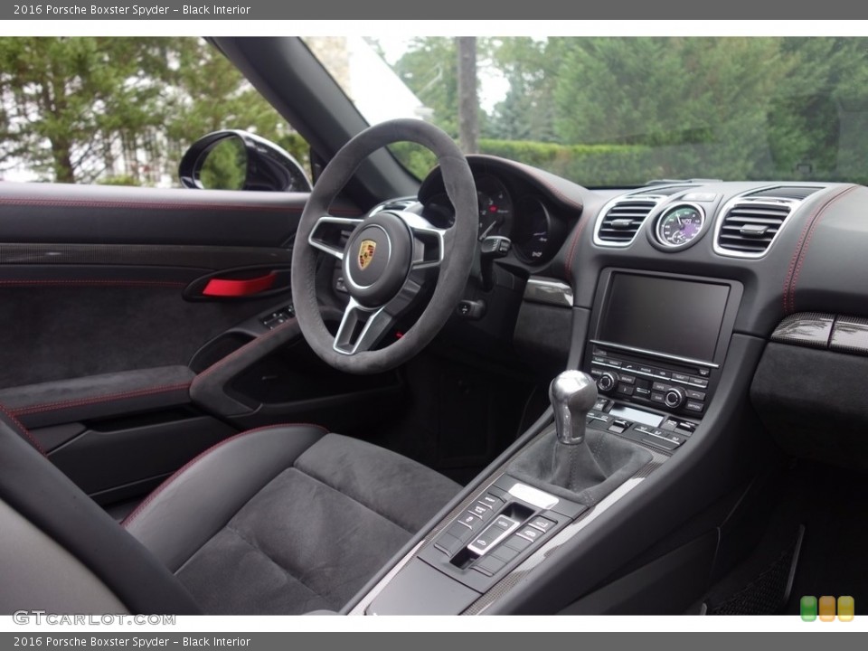 Black Interior Photo for the 2016 Porsche Boxster Spyder #115555817