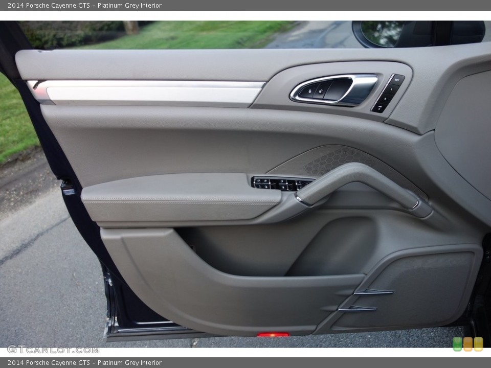 Platinum Grey Interior Door Panel for the 2014 Porsche Cayenne GTS #115563760