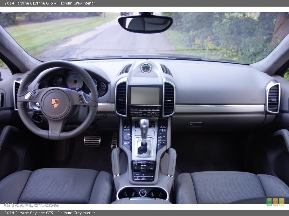 Platinum Grey Interior Dashboard for the 2014 Porsche Cayenne GTS #115563812