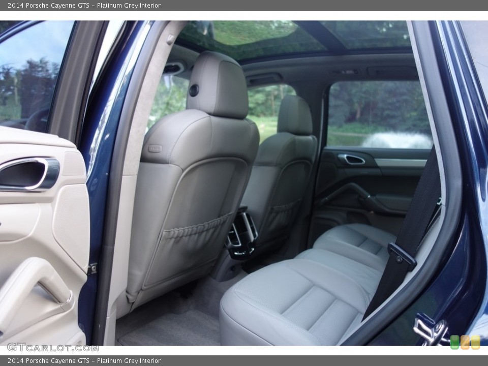 Platinum Grey Interior Rear Seat for the 2014 Porsche Cayenne GTS #115563938
