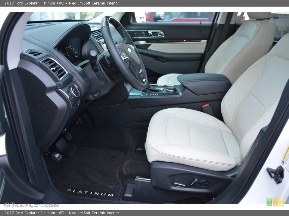 Medium Soft Ceramic Interior Front Seat for the 2017 Ford Explorer Platinum 4WD #115565078