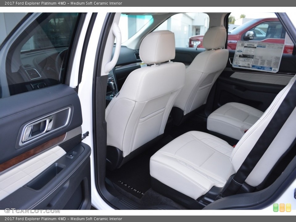 Medium Soft Ceramic Interior Rear Seat for the 2017 Ford Explorer Platinum 4WD #115565126