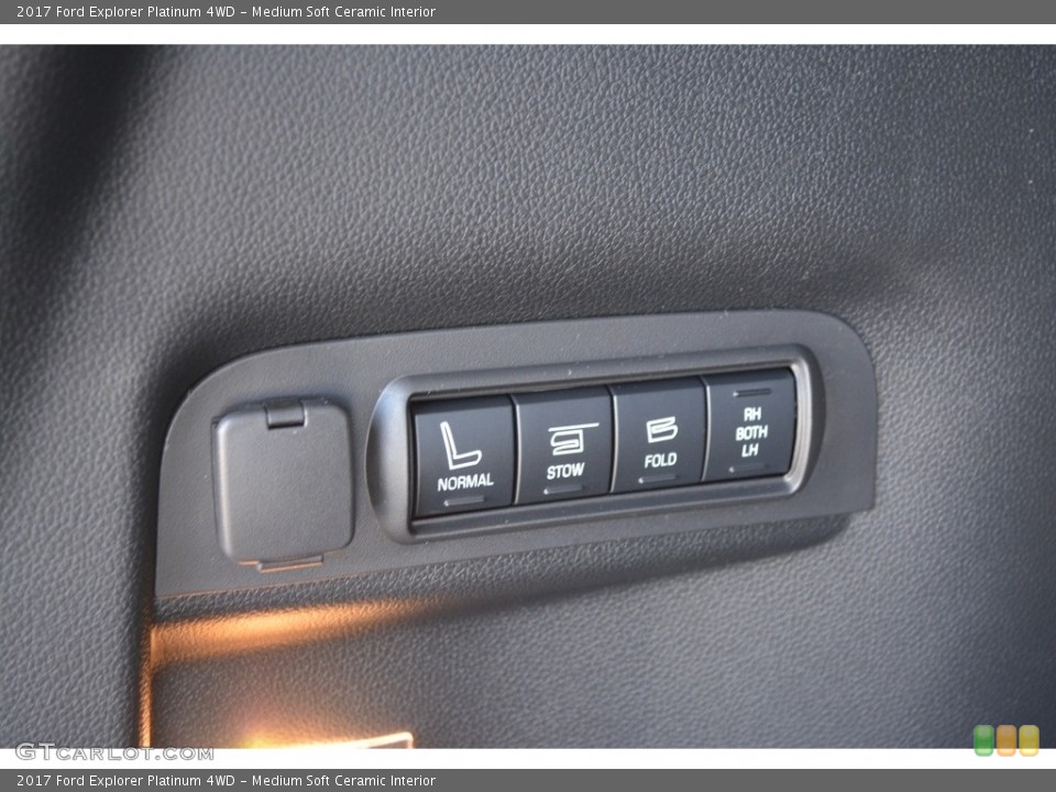 Medium Soft Ceramic Interior Controls for the 2017 Ford Explorer Platinum 4WD #115565165