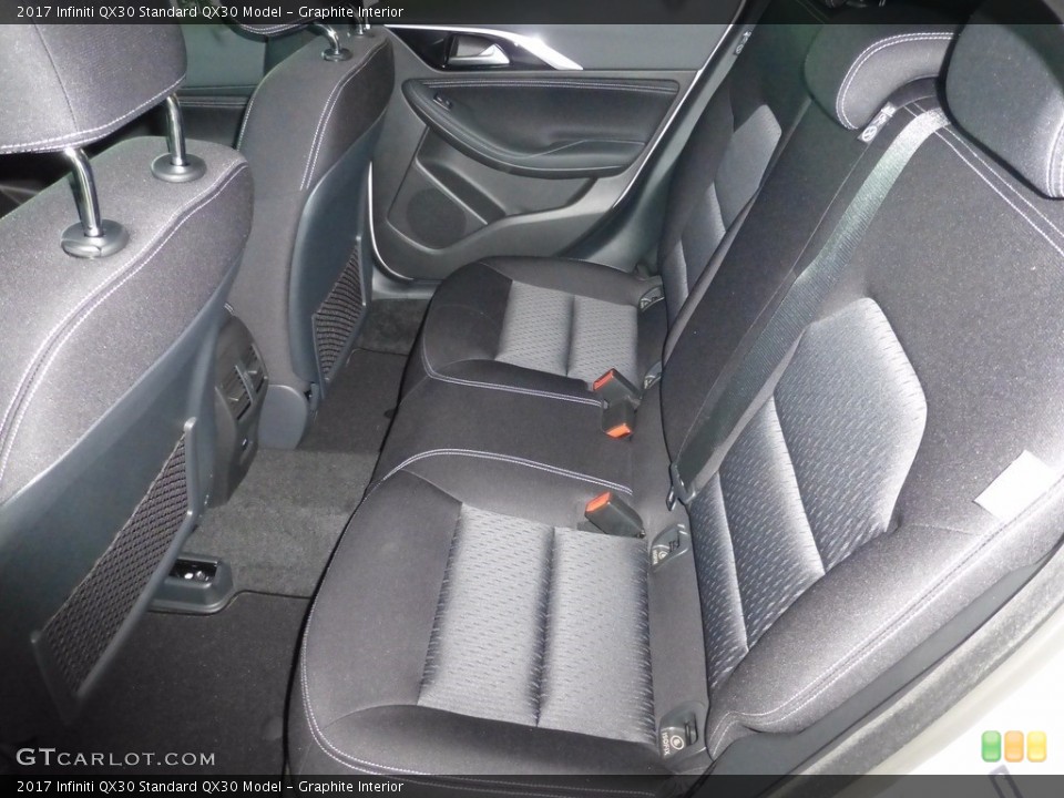Graphite Interior Rear Seat for the 2017 Infiniti QX30  #115567745