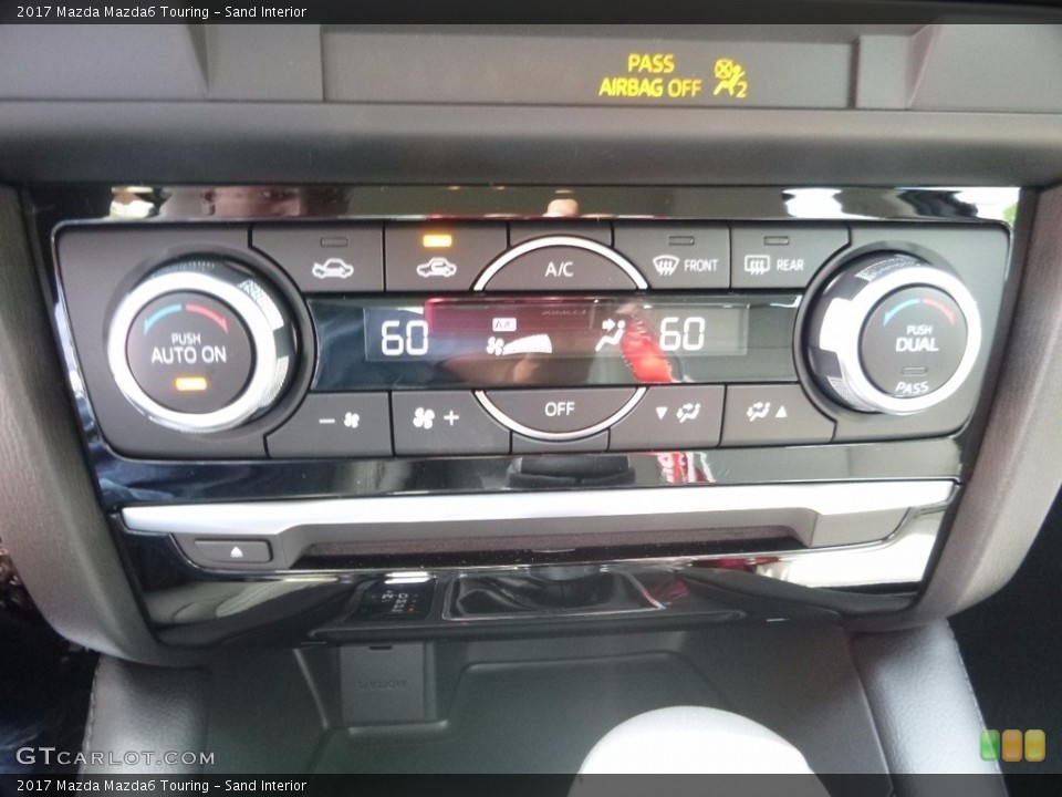 Sand Interior Controls for the 2017 Mazda Mazda6 Touring #115568081