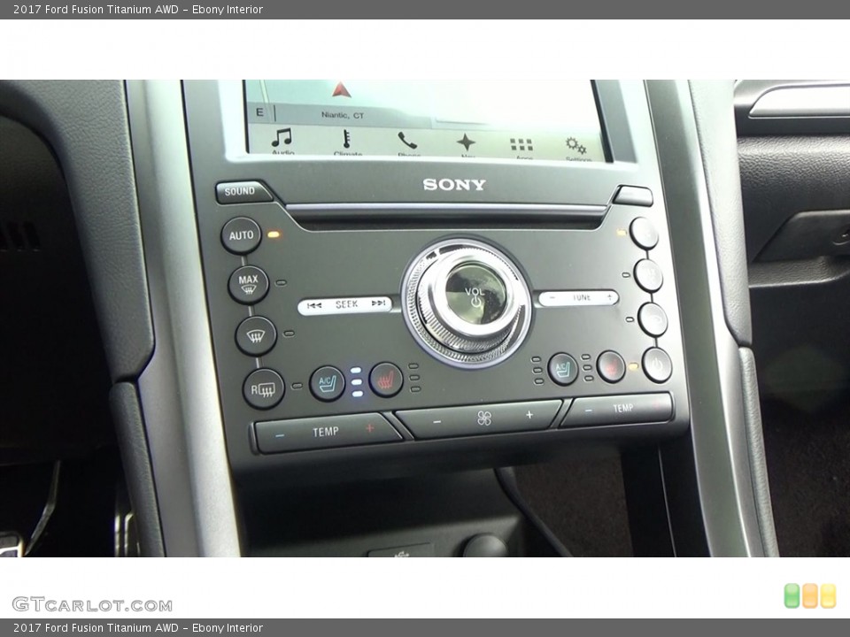 Ebony Interior Controls for the 2017 Ford Fusion Titanium AWD #115570934