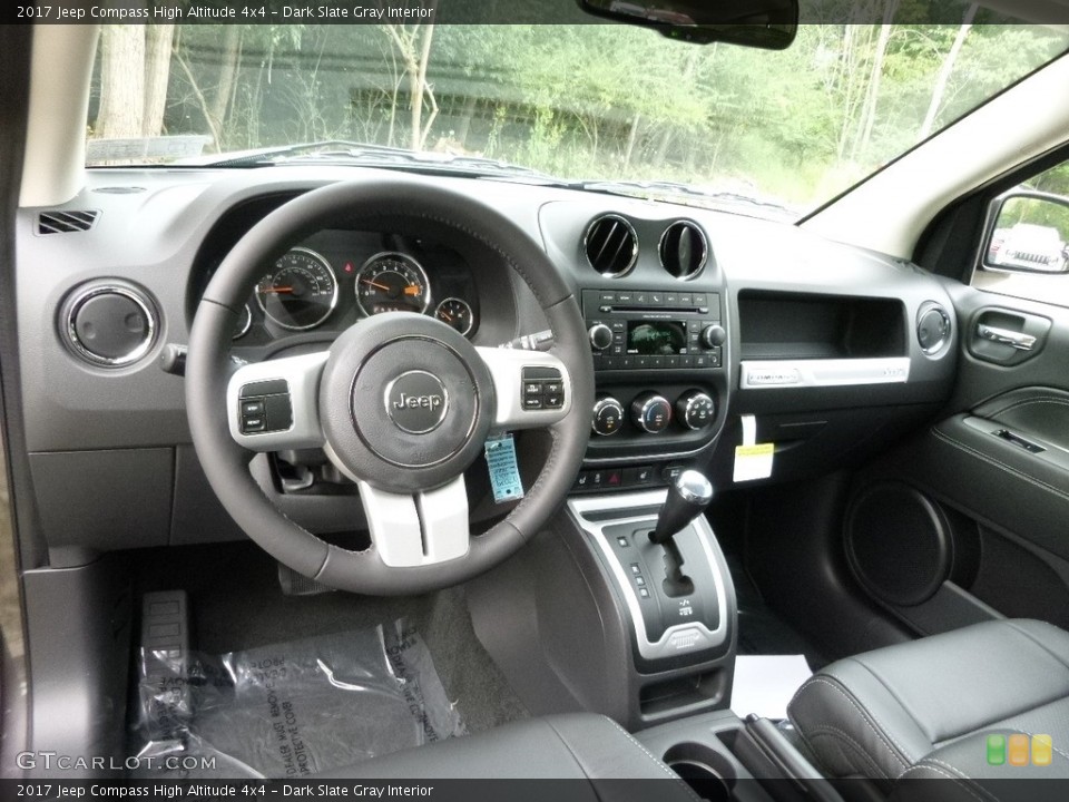Dark Slate Gray Interior Prime Interior for the 2017 Jeep Compass High Altitude 4x4 #115574957
